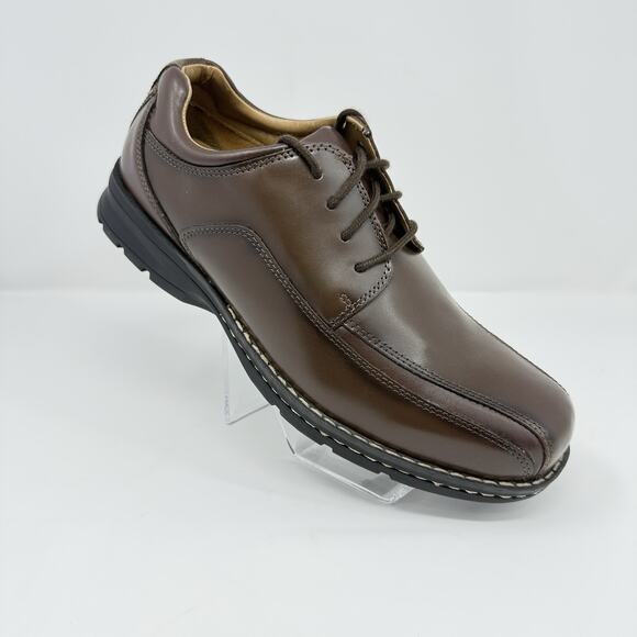 Dockers Trustee Oxford Dress Shoes Dark Tan Leather Men’s 11.5W Wide main image 5